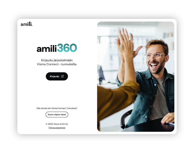360-kirjautumissivu